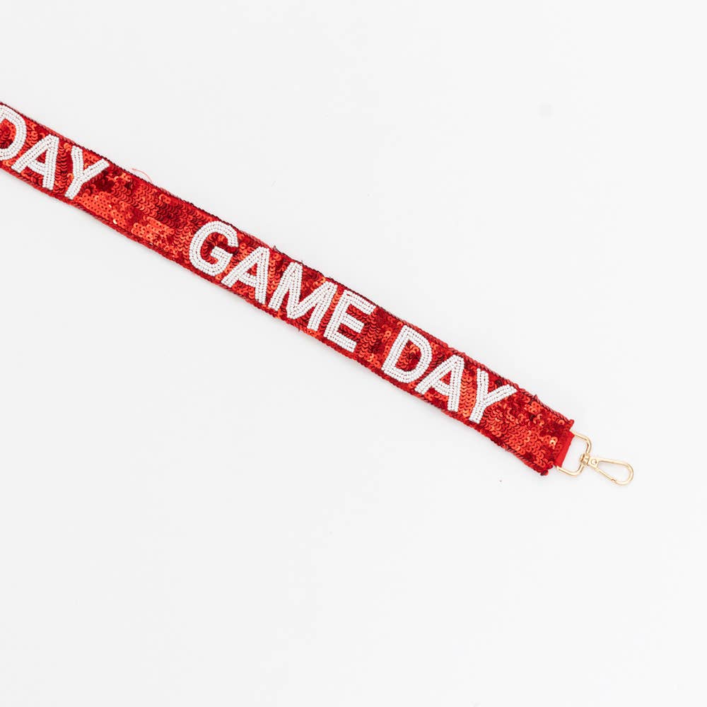Gameday Beaded Sequin Purse Strap