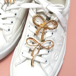 Rope Bow Ribbon BowknotBrooch Shoe Charm