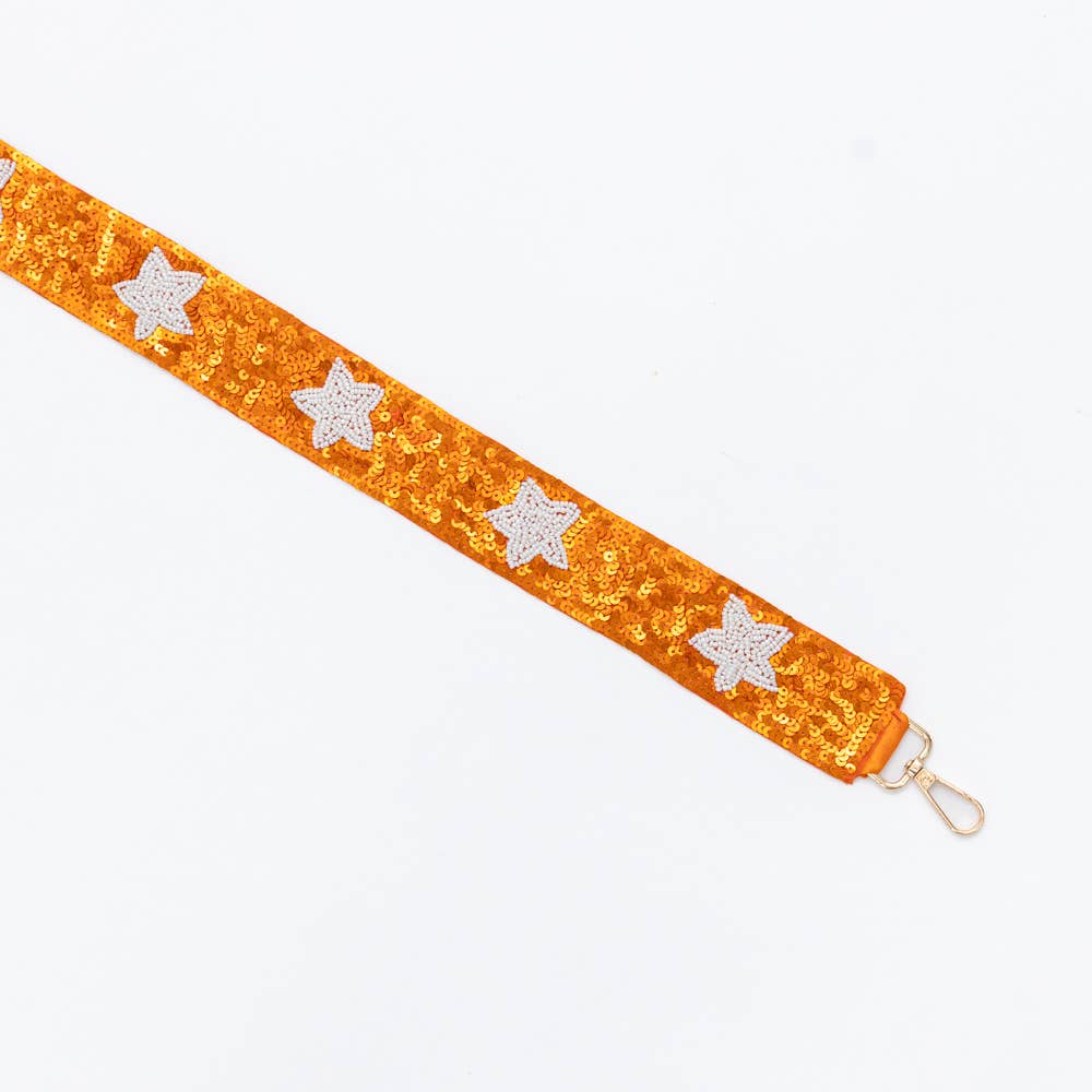 Star Beaded Sequin Purse Strap
