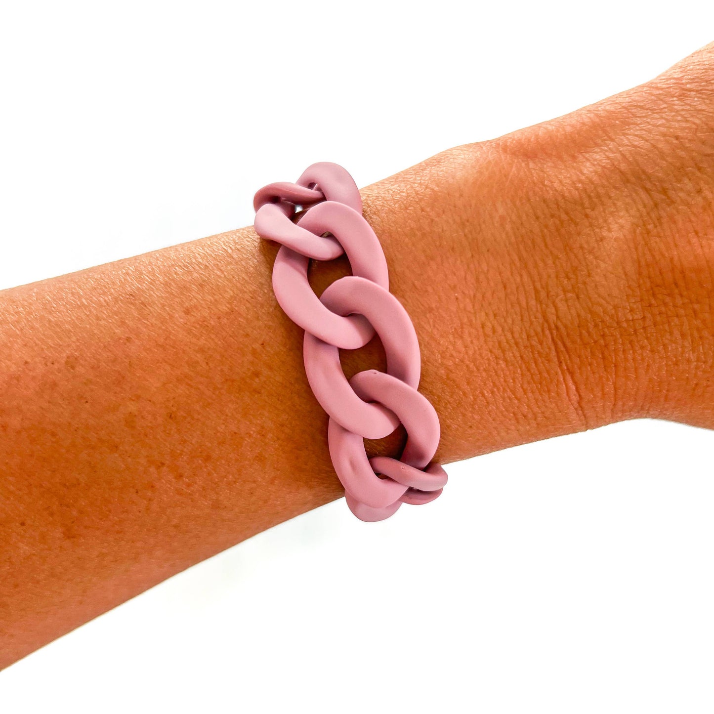 All Chunky Acrylic Chain Link Bracelet