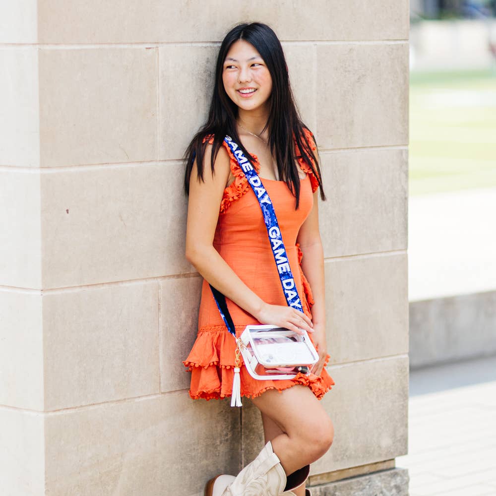 Gameday Beaded Sequin Purse Strap