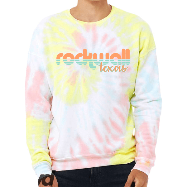 Rockwall Retro Pastel Crewneck