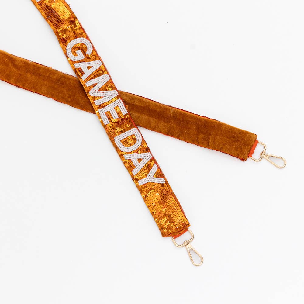 Gameday Beaded Sequin Purse Strap