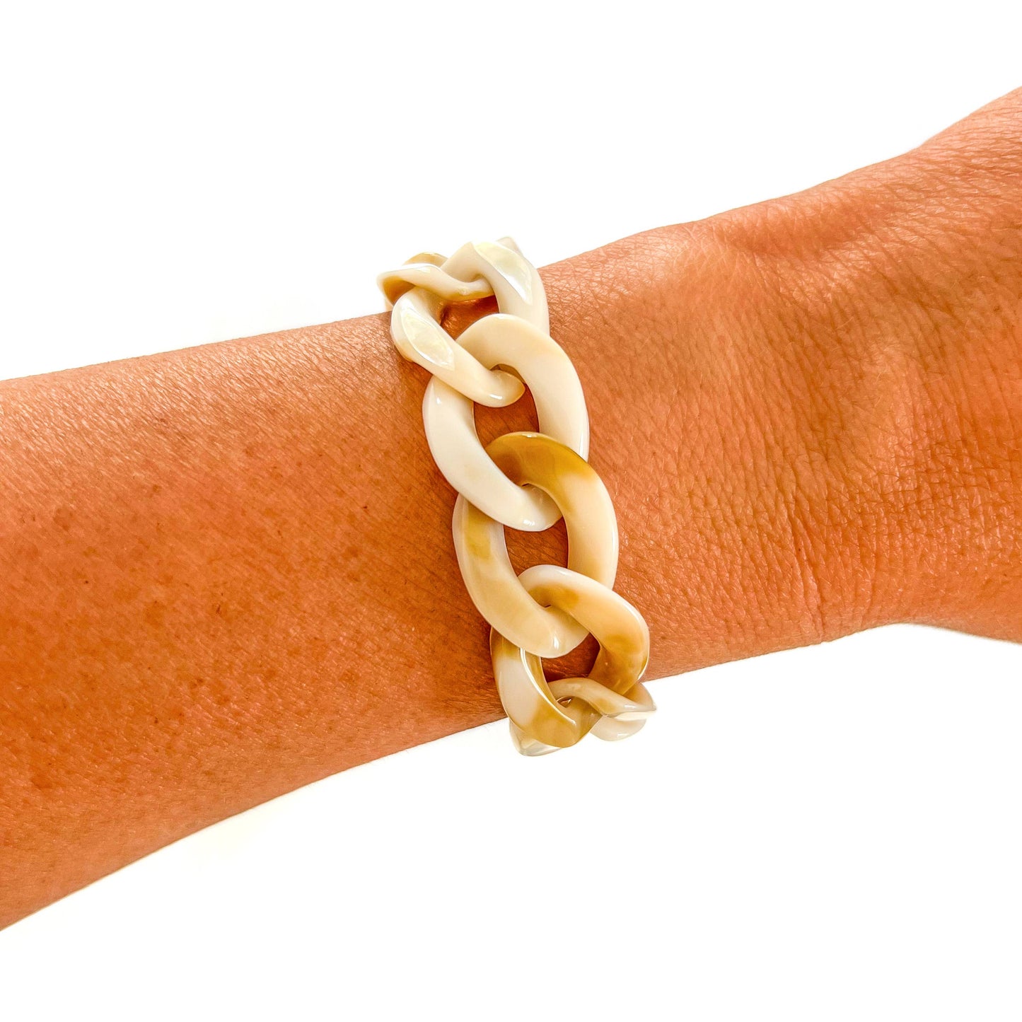 All Chunky Acrylic Chain Link Bracelet