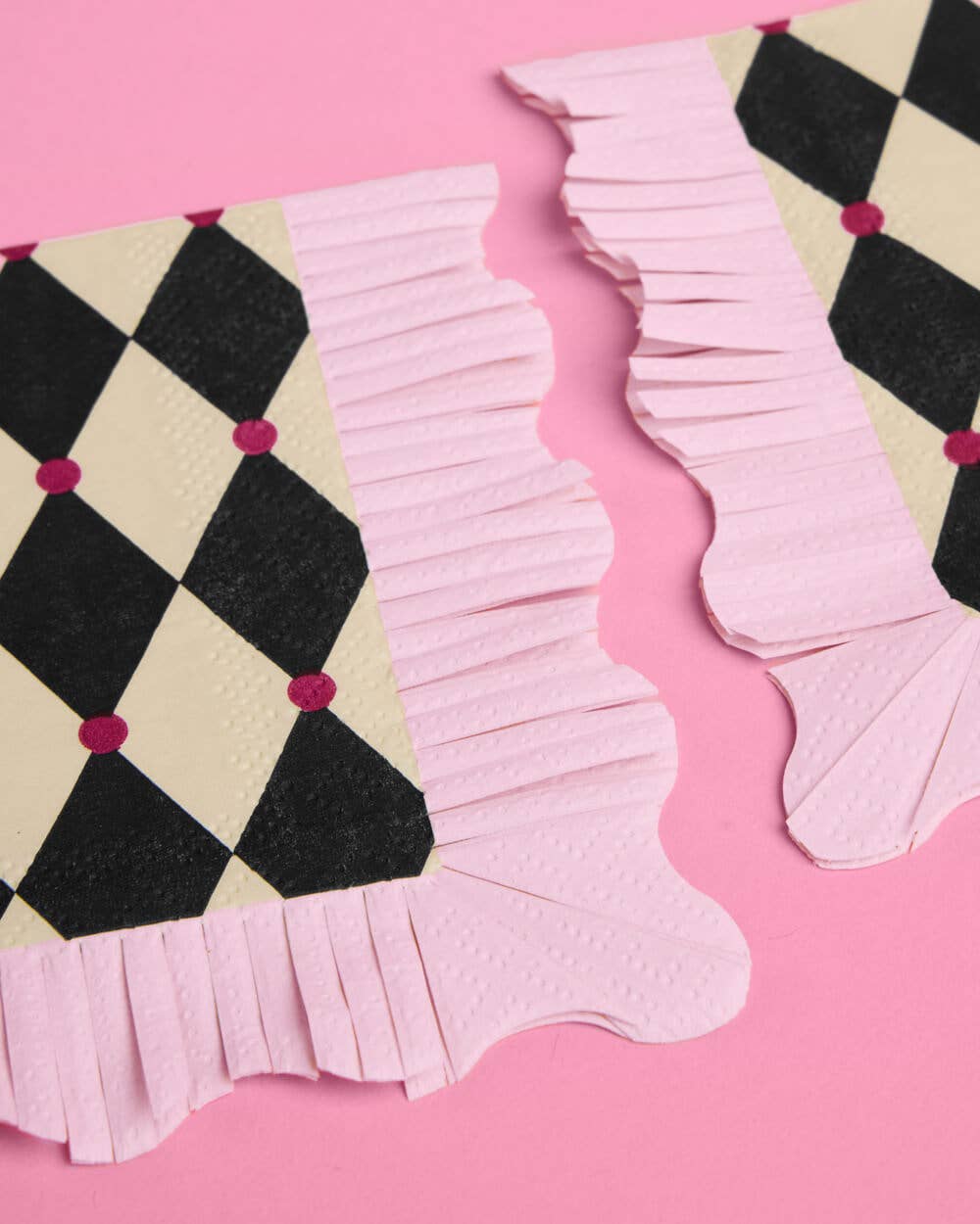 Mayhem Napkins - 24 paper napkins, circus checkers