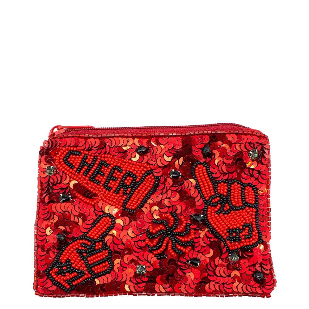 CHEER SEQUIN COIN BAG