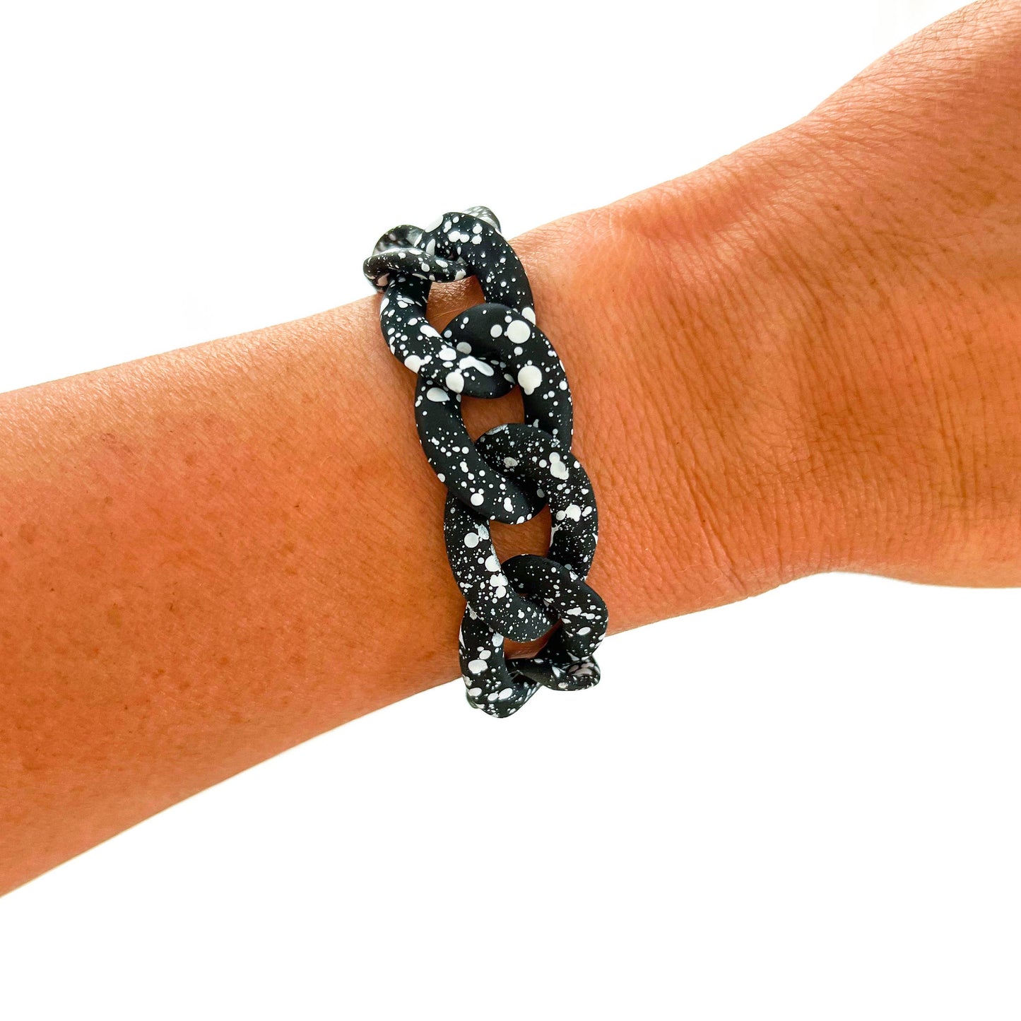 All Chunky Acrylic Chain Link Bracelet