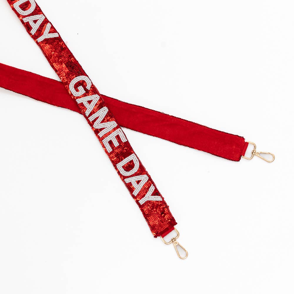 Gameday Beaded Sequin Purse Strap