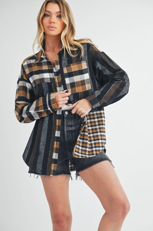Black Flannel Shirt