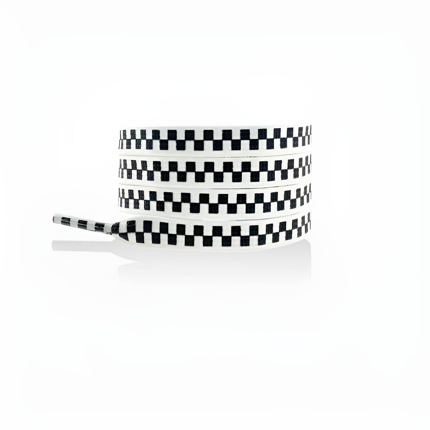 3D Checkerboard Flat Shoelace - Multi Colors Available