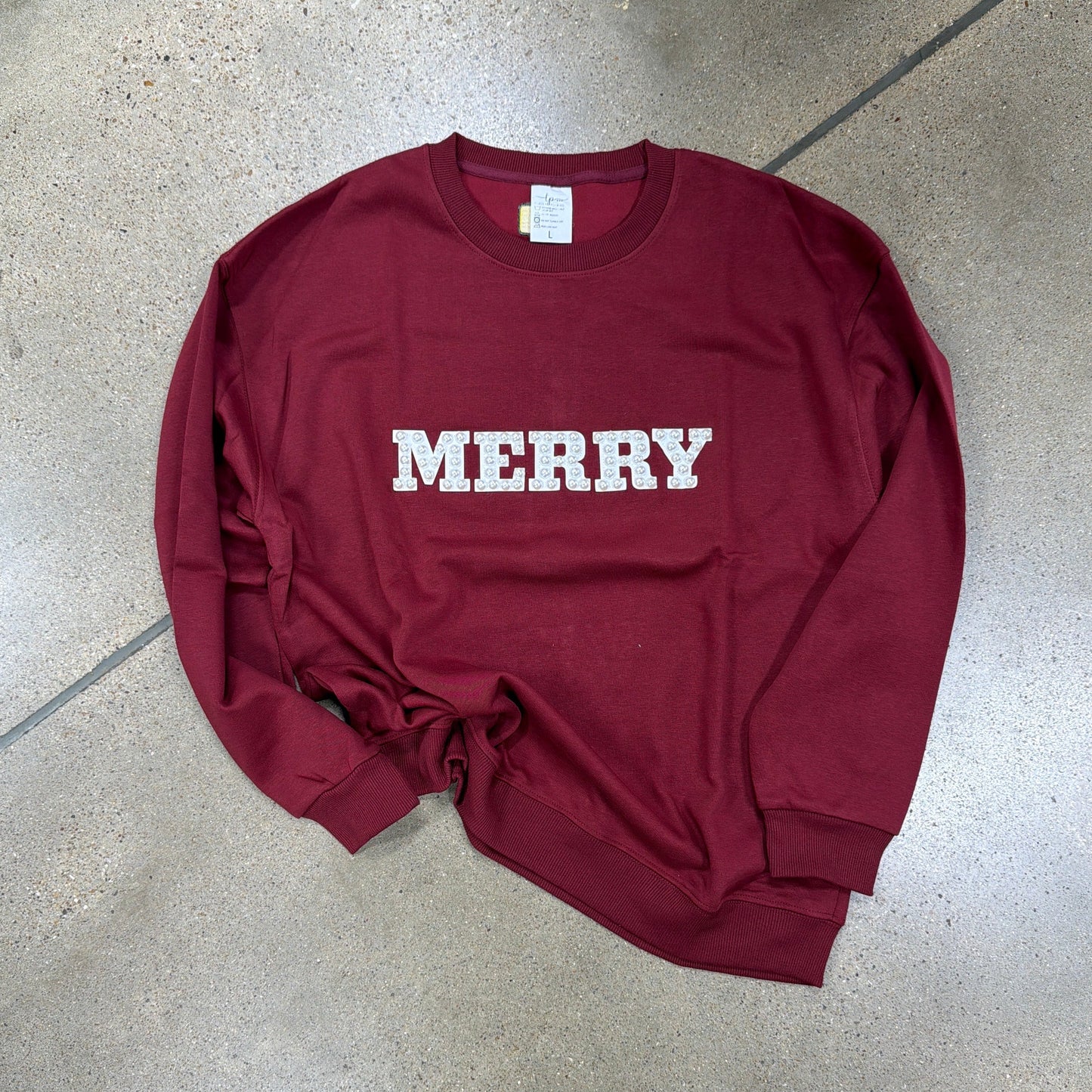 Merry Pearl Sweatshirt x Three Pearls