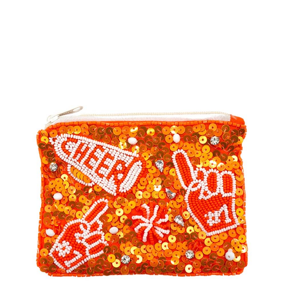CHEER SEQUIN COIN BAG