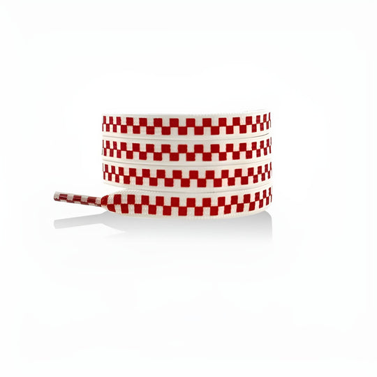 3D Checkerboard Flat Shoelace - Multi Colors Available