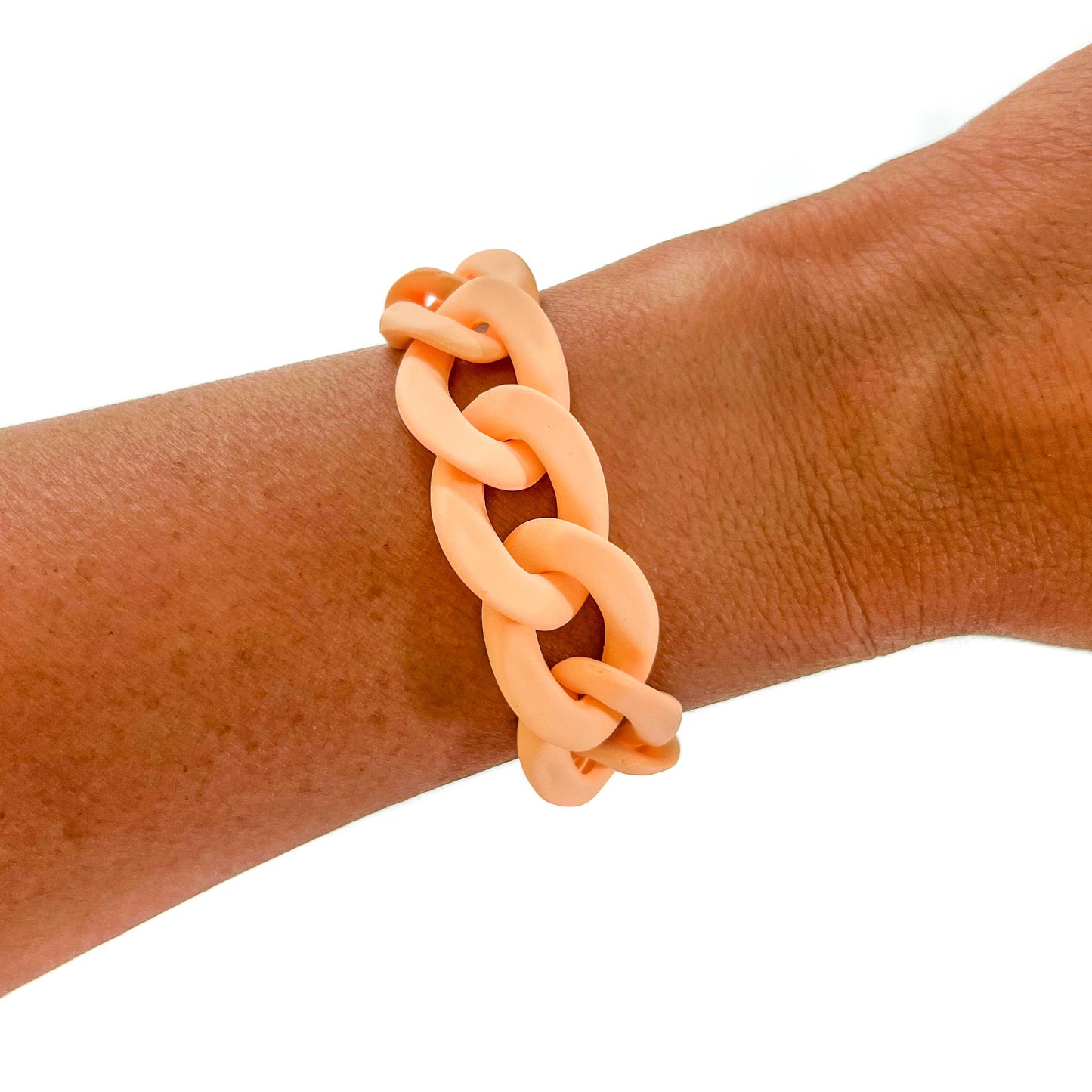 All Chunky Acrylic Chain Link Bracelet