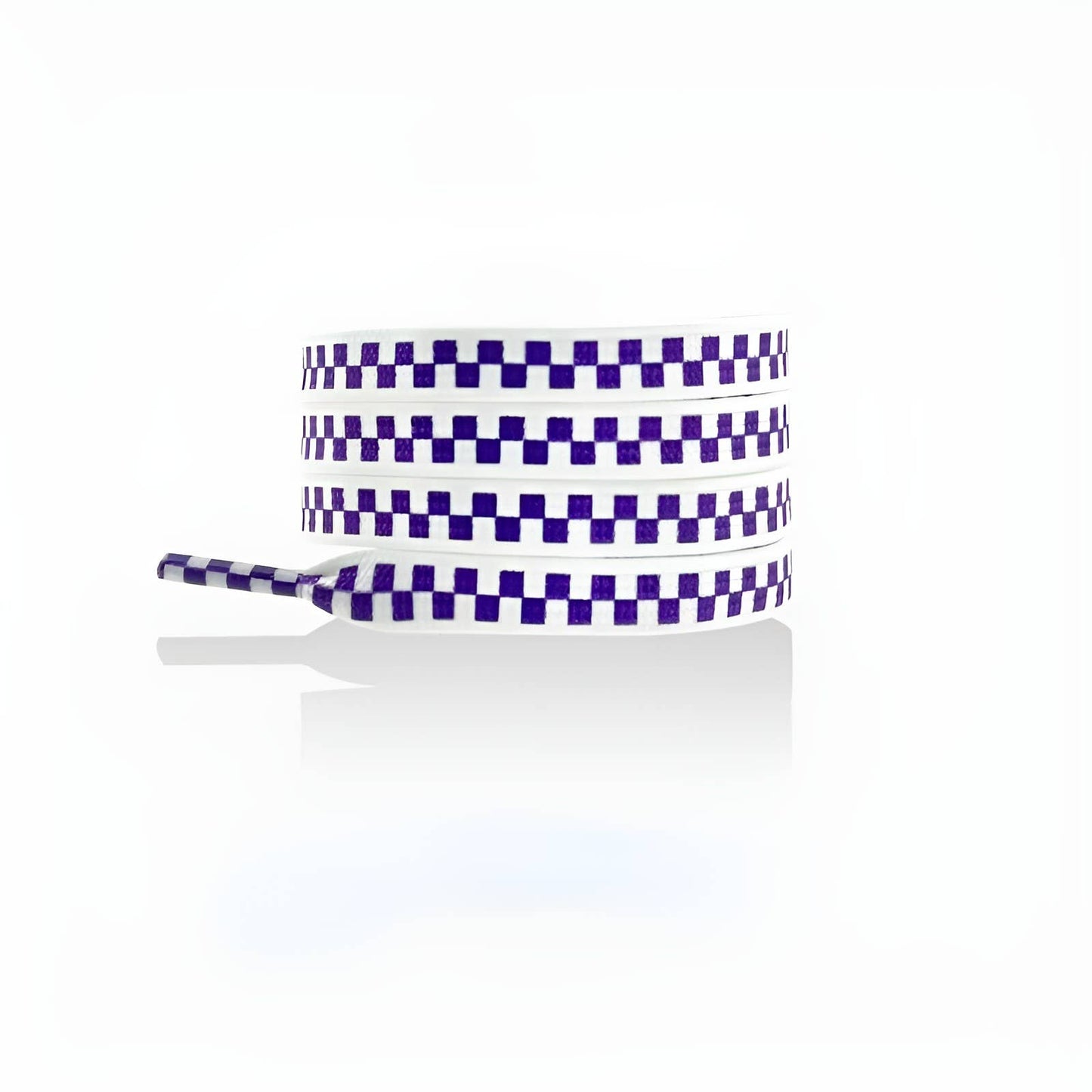 3D Checkerboard Flat Shoelace - Multi Colors Available