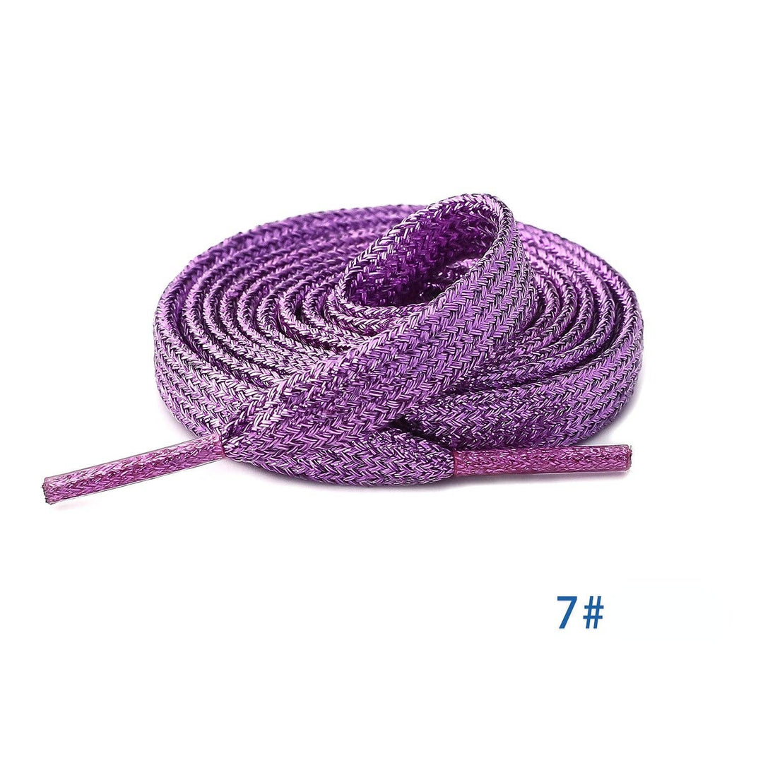 Shoeya - Glitter Flat Shoelaces In Capsule