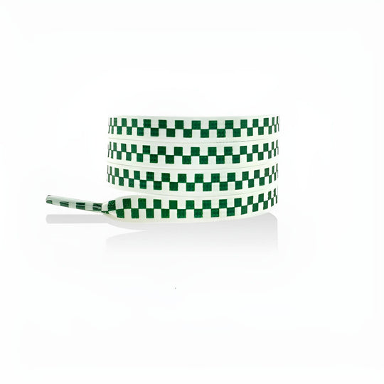 3D Checkerboard Flat Shoelace - Multi Colors Available
