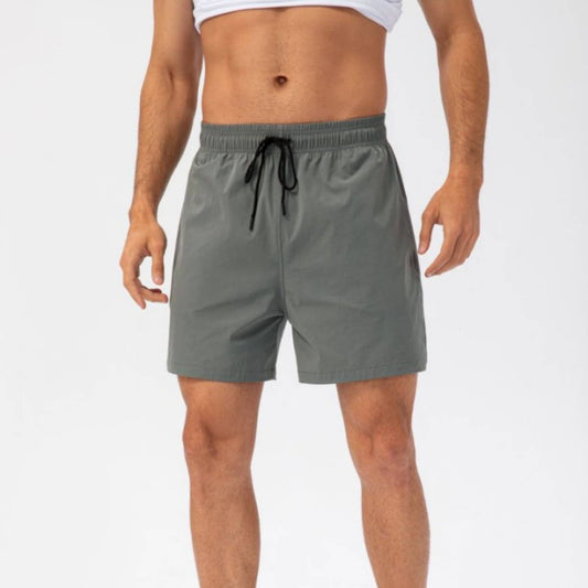 Men's Quick-Dry Athletic Shorts with Side Pockets