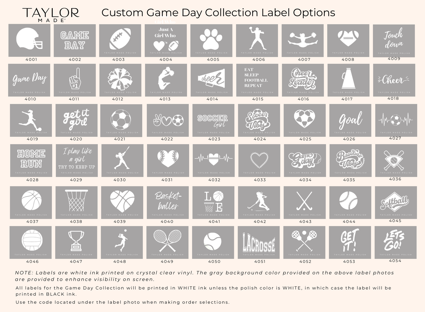 Custom Gameday Nail Polish - 2 Pack