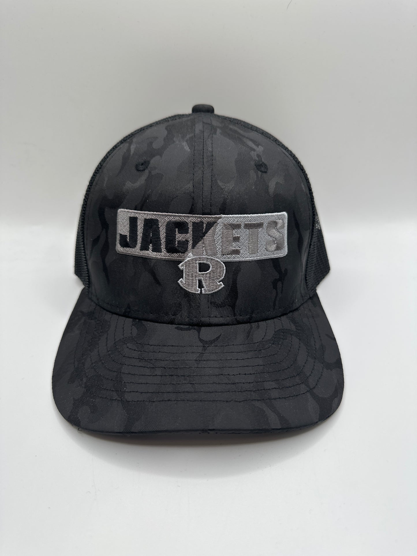 Black Camo Jackets Split Trucker