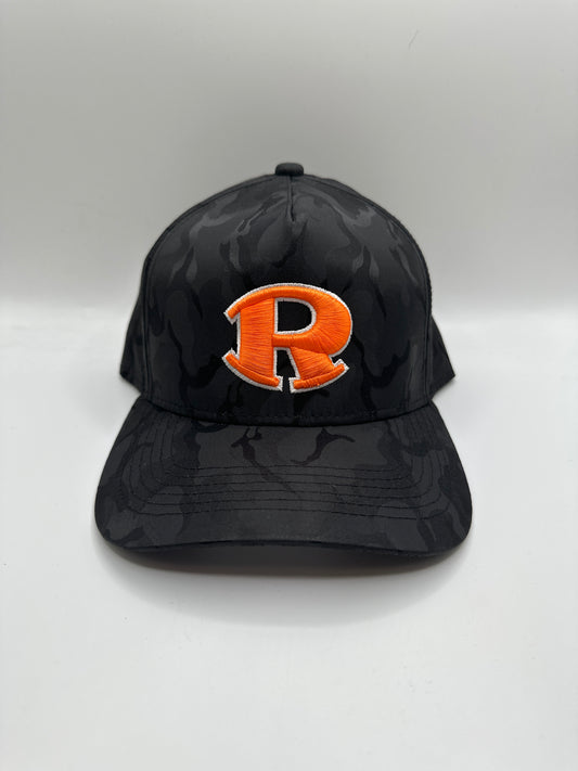 Black Camo Rockin' R 5 Panel