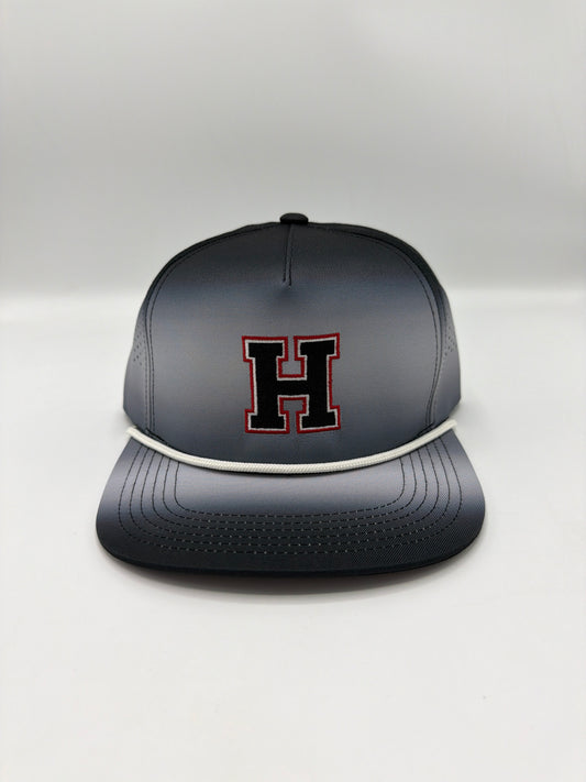 Heath H Hat - Black/White Ombre
