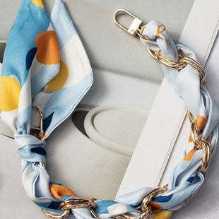 Woven Twisted Chain Phone for Wrist