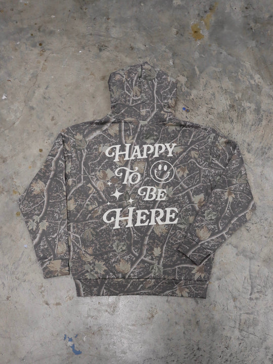 Happy Heart Dept. Camo Hoodie