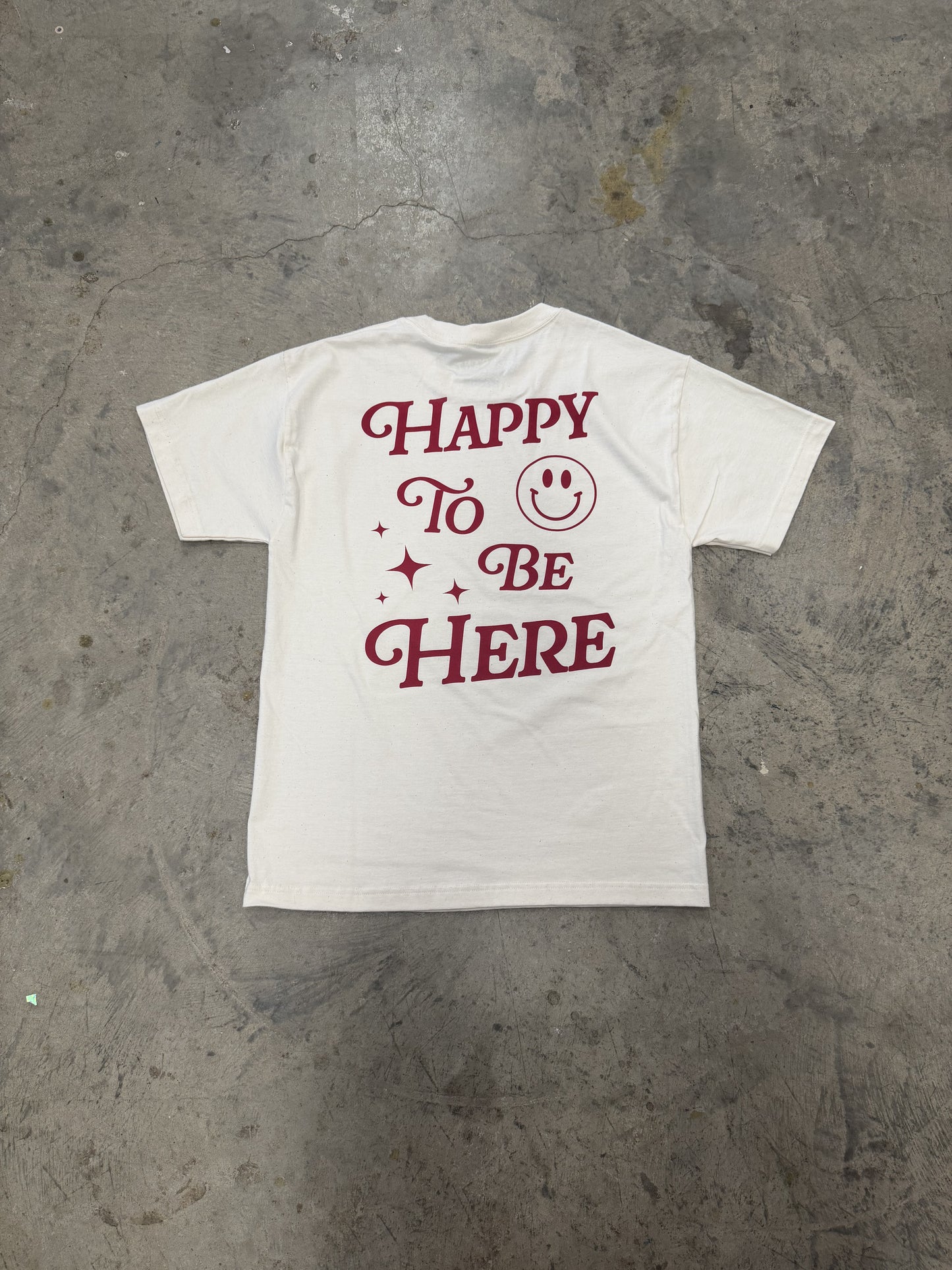 Happy Heart Dept. Cream Tee
