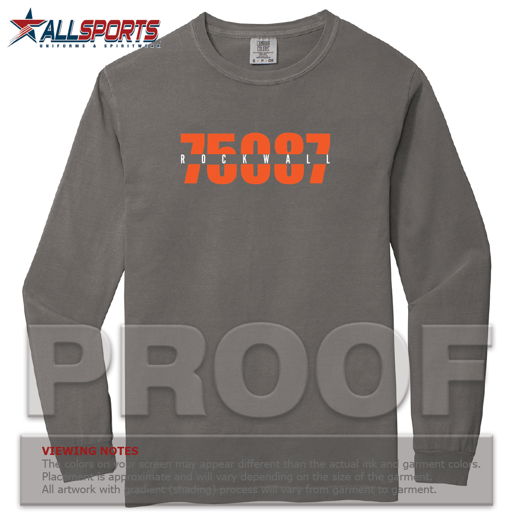 Zip Code Rockwall Long Sleeve