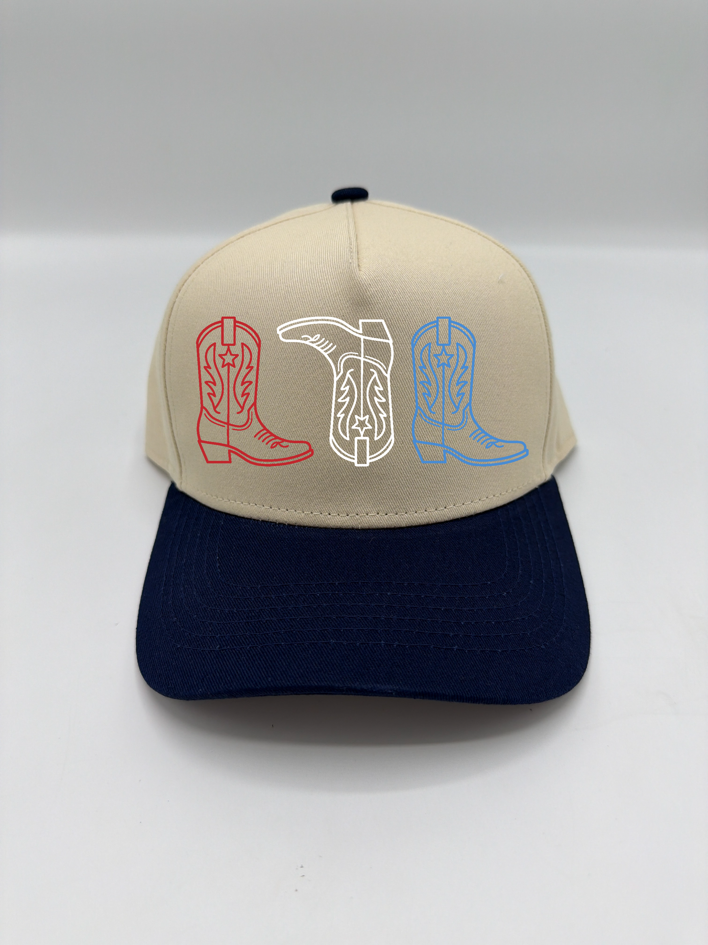 Red, White, & Boots Hat