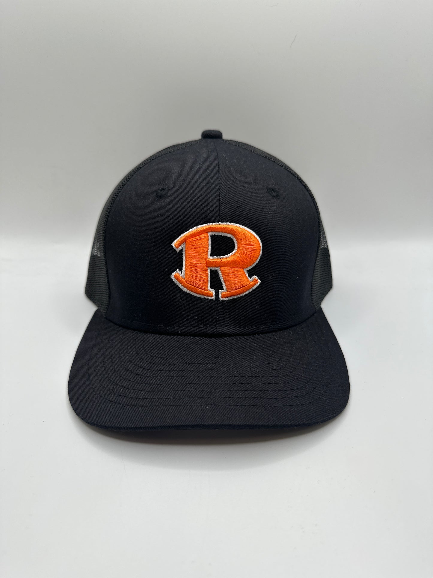 Rockin' R Trucker - Black/Black/Orange