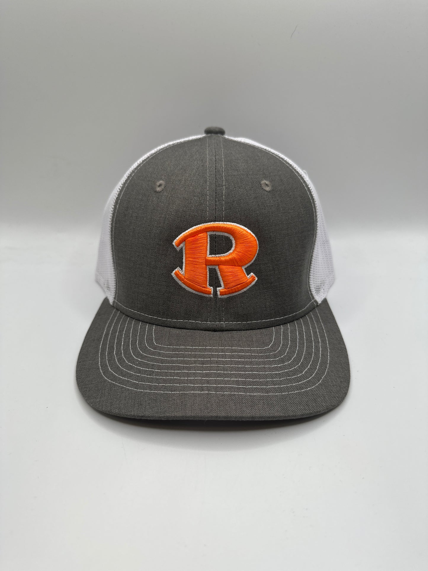 Rockin' R Trucker - Grey/White/Orange