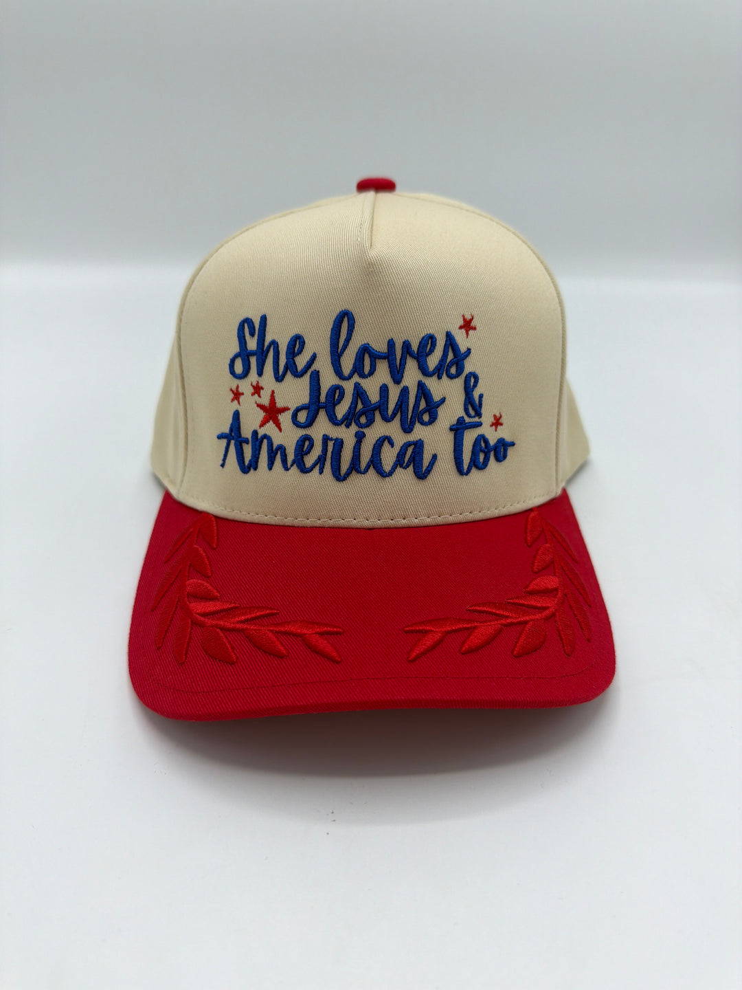 She Loves Jesus &amp; America Too Hat