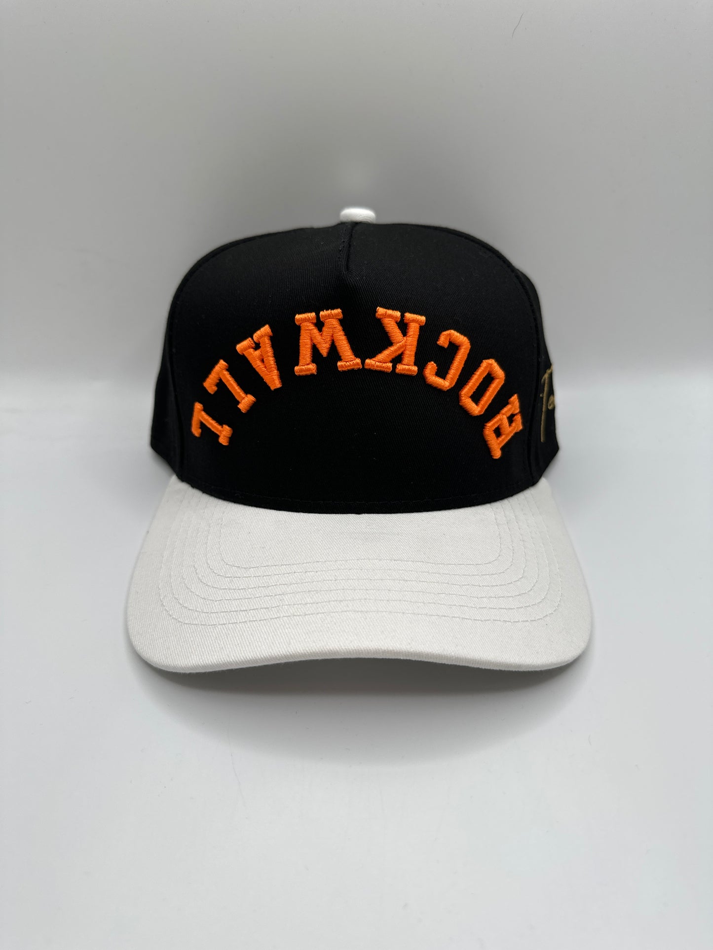 Upside Down Rockwall - Black/White/Orange