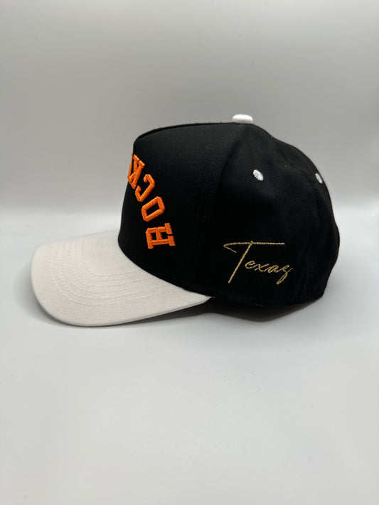 Upside Down Rockwall - Black/White/Orange