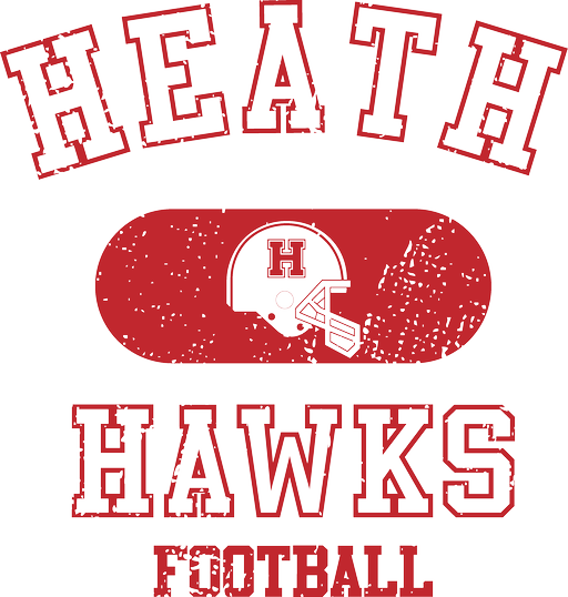 Heath Football Old School - Red Shirt