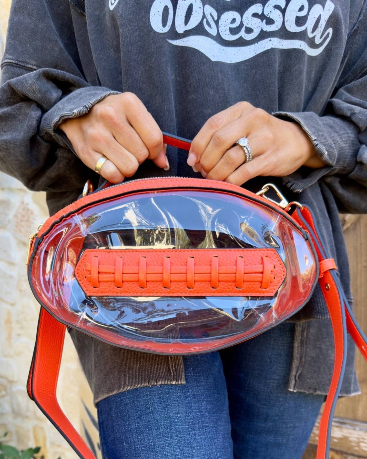 Clear Gameday Football Bag