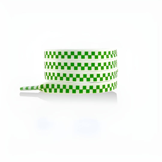 3D Checkerboard Flat Shoelace - Multi Colors Available