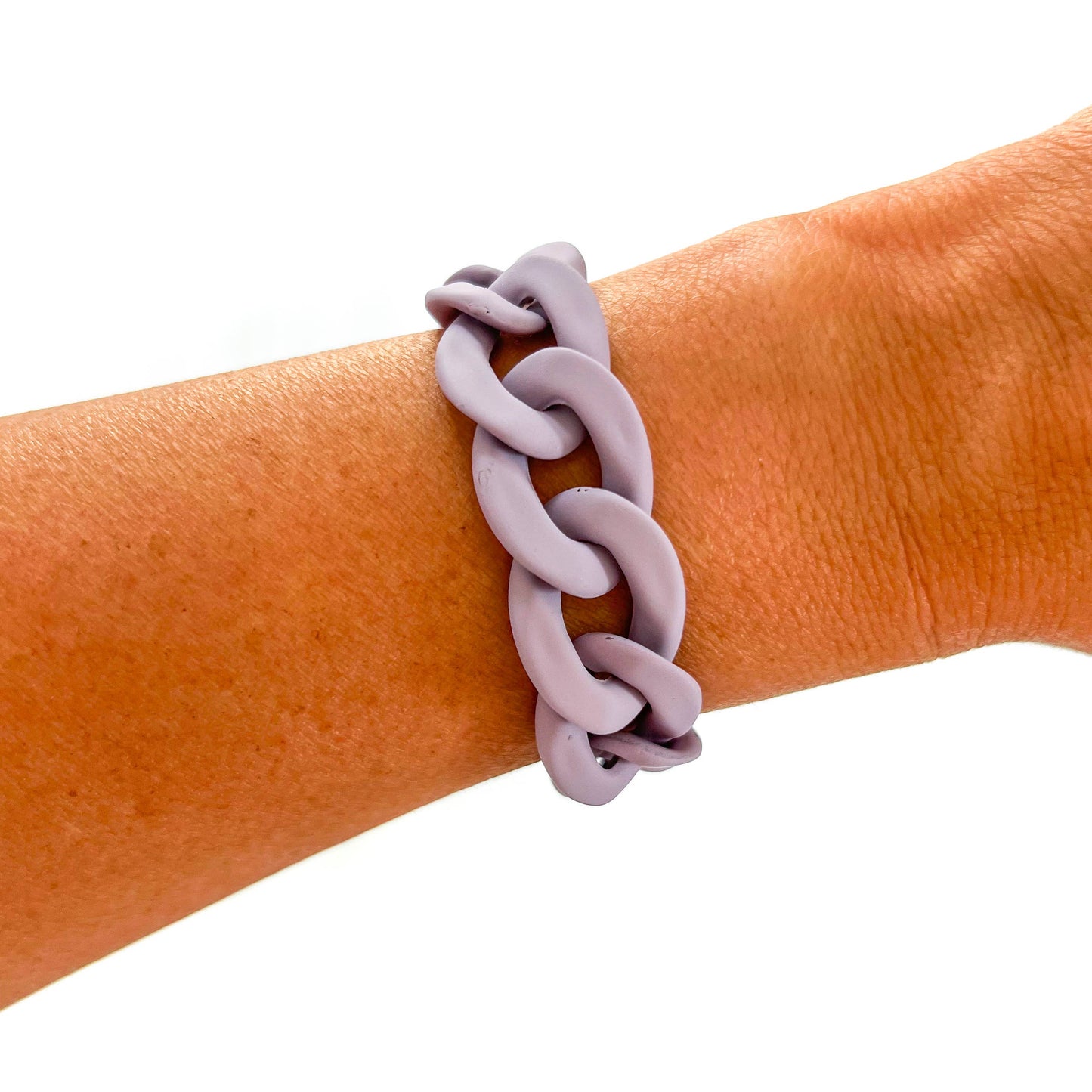 All Chunky Acrylic Chain Link Bracelet