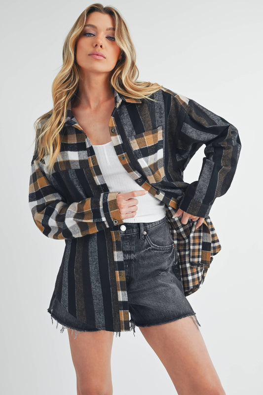Black Flannel Shirt