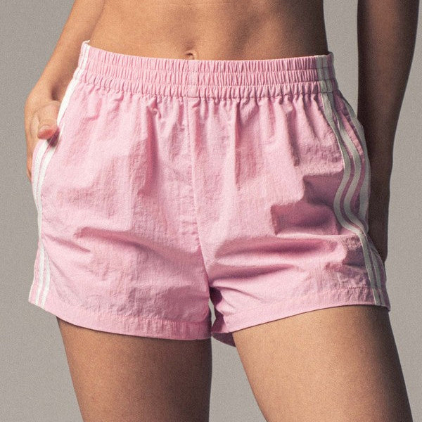 Sporty Air Flow Striped Shorts