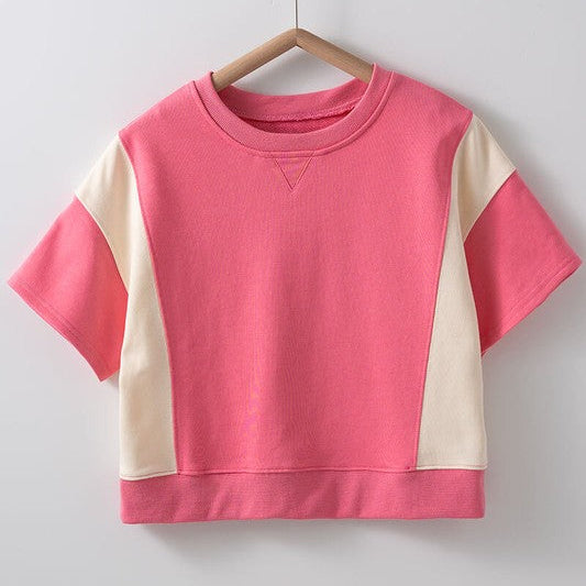 Aligned Panels French Terry Set