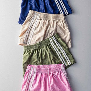 Sporty Air Flow Striped Shorts